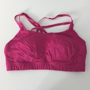 Under Armour sports bra pink